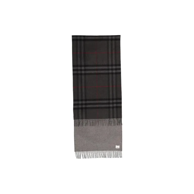 Burberry Cashmere Knit Scarves Women's Black-0