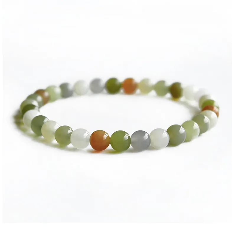 Lingfei Hetian Jade Bracelets Sugar Jade Unisex-0