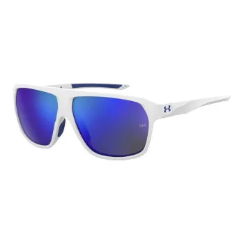Under Armour Plastic Rectangular Sunglasses Unisex White