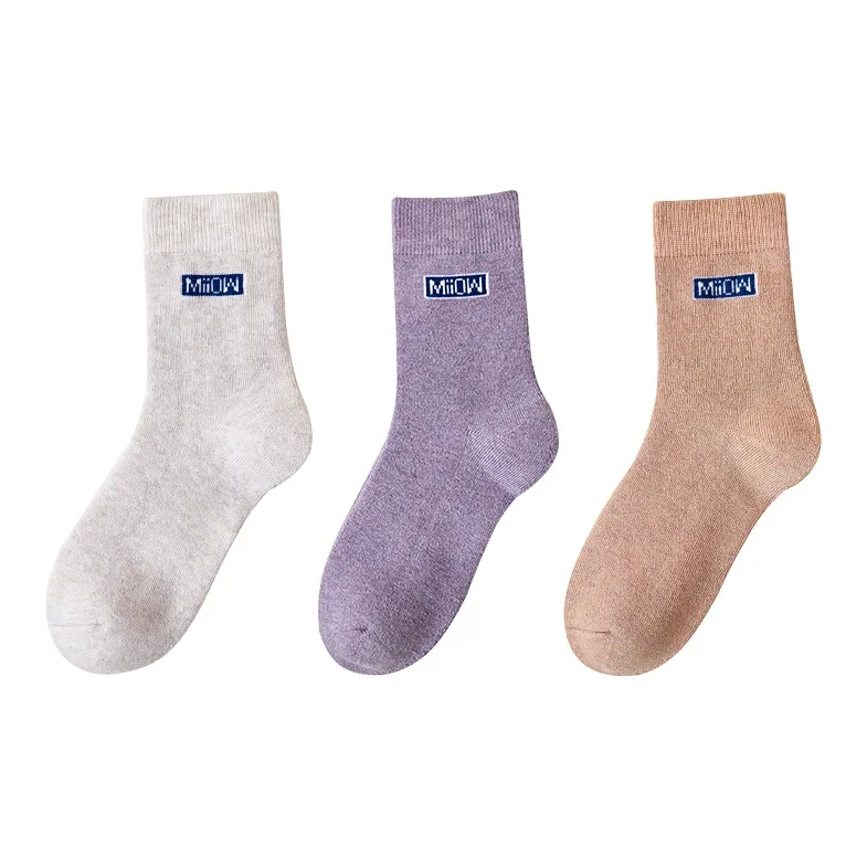 MIIOW Mid Calf Socks Unisex 3 Pack-50