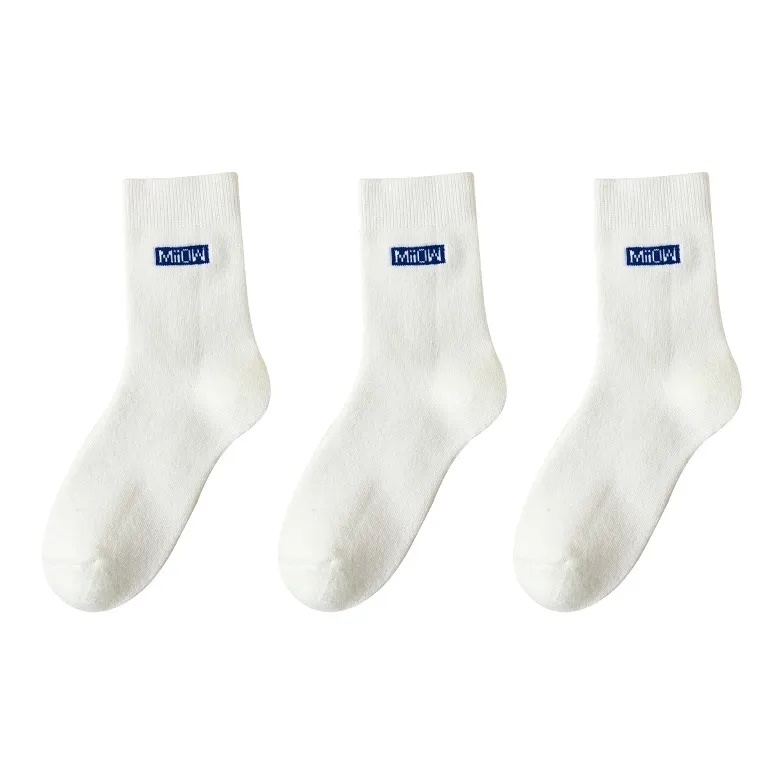 MIIOW Mid Calf Socks Unisex 3 Pack-60