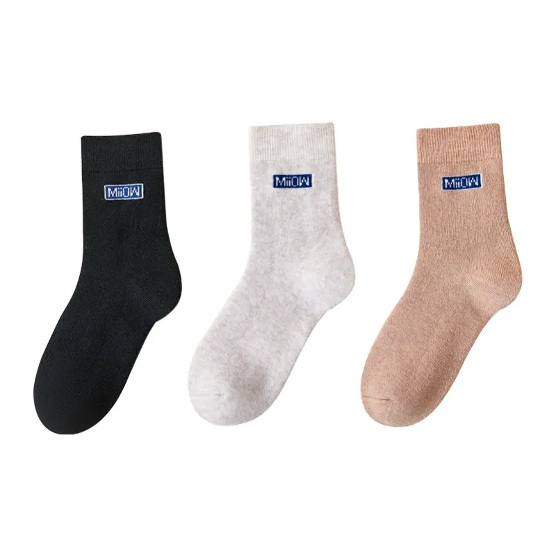 MIIOW Mid Calf Socks Unisex 3 Pack-75