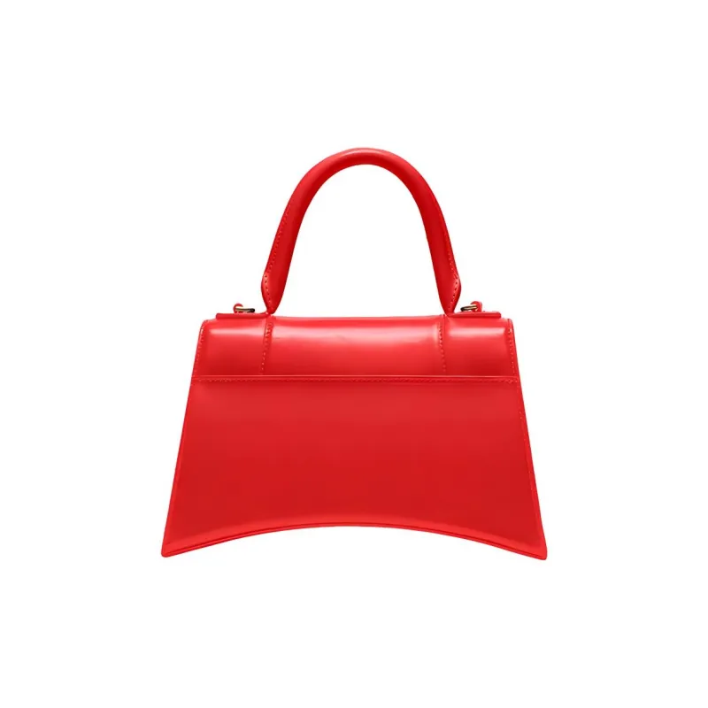 Balenciaga Hourglass Small Top Handle Bag Red-1