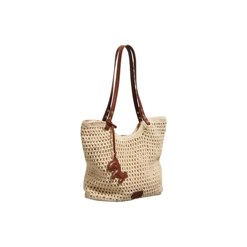 PAYOT Yarns Shoulder Bag, Portable Regular Women's Khaki-1
