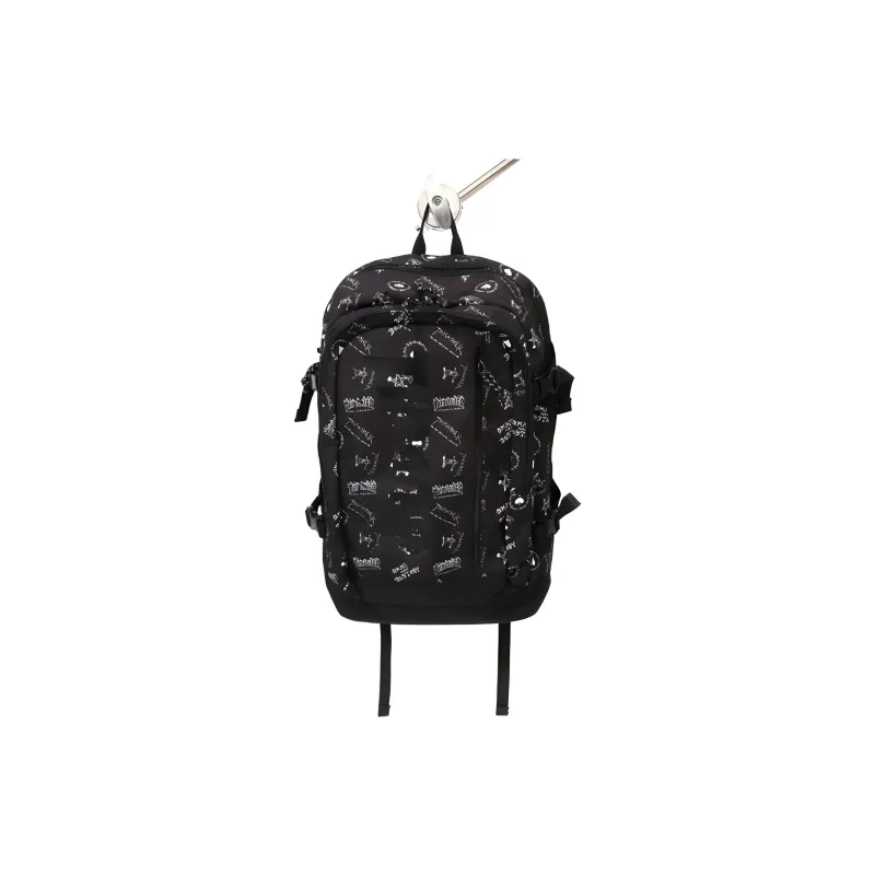 Thrasher Water repellent Coating Backpack Regular Unisex Black-0