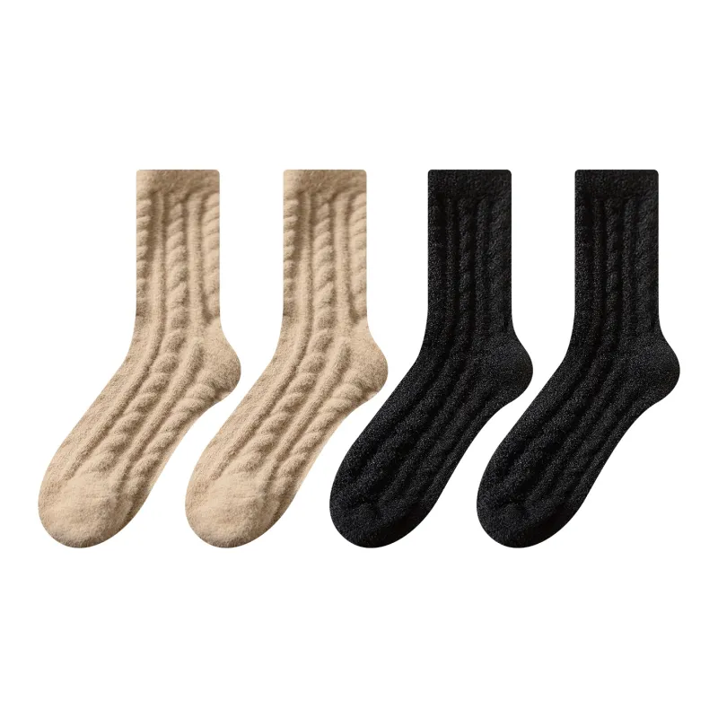 XXLLG Mid Calf Socks Women's 4 Pack-8