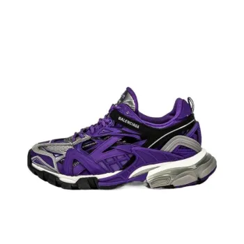 Balenciaga Track 2.0 Low Top Casual Shoes Women's Purple
