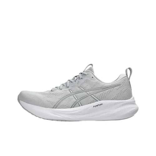 Asics GEL NIMBUS 26 Anti Slip Wear Resistant Low Top Running Shoes Women's Gray