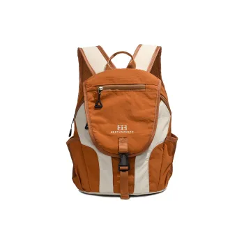 SUN ERATH&U Oxford Backpack Regular Women's Orange/Khaki/Black