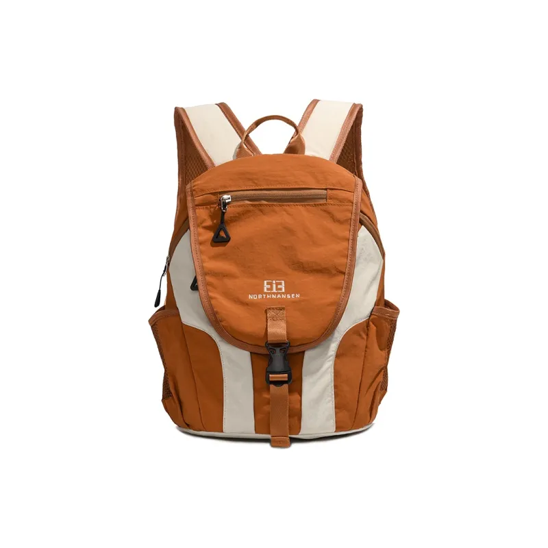 SUN ERATH&U Oxford Backpack Regular Women's Orange/Khaki/Black-0