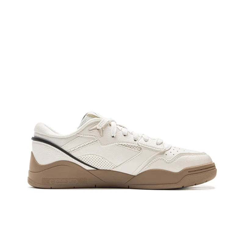 LINING Moon White 3 Skateboard Shoes Men Low Top Mist White-1