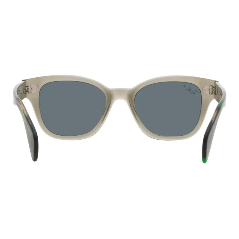 RayBan Plastic Irregular Shape Sunglasses Unisex Green-4
