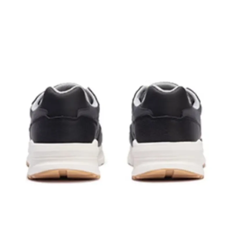 361° Cushioning Breathable Low Top Casual Shoes Men's Black Gray White-2