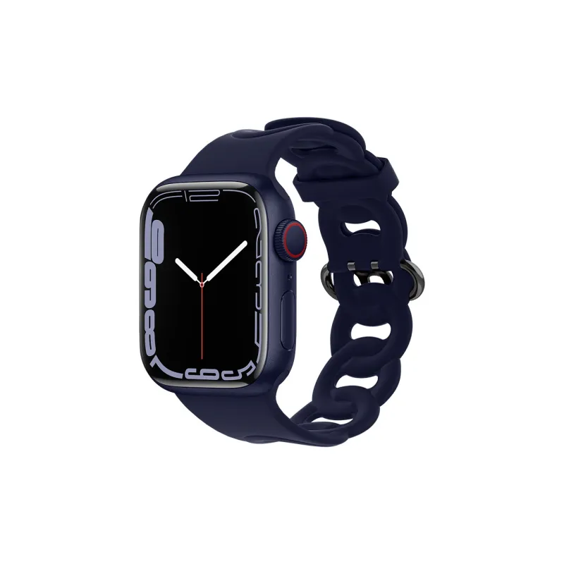 CHRROTA Watch Band Apple Compatibility Silicone Material-3