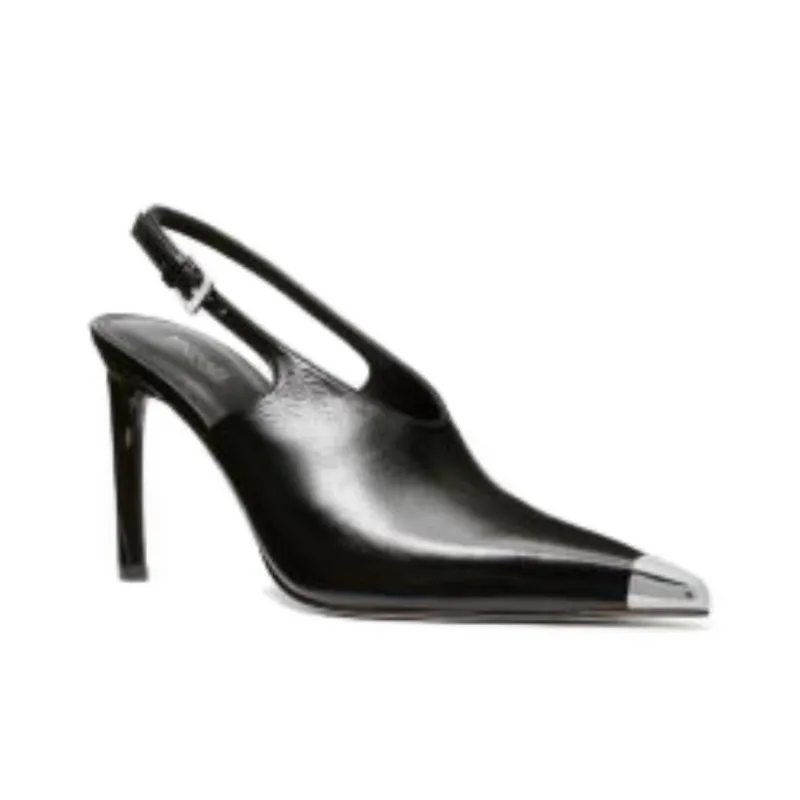 MICHAEL KORS Kasia Slim Heel High Heels 8.8cm Women's Black-2