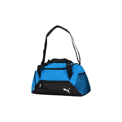 PUMA Fabric Handbags Travel Bags Men's Blue & Black