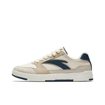 ANTA Skateboard Shoes Men Low Top Fish Belly White/Chalk/Raw Wood