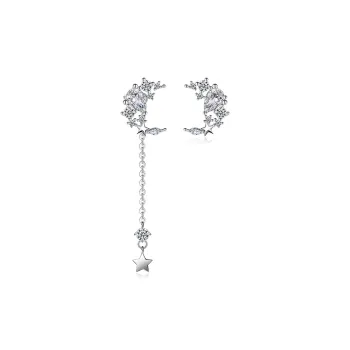 PRP S925 Silver Stud Earrings Women's