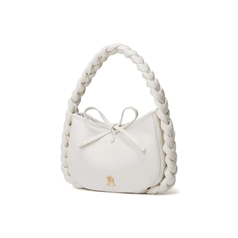 Fun And Cool Synthetic Leather Crescent Moon Handbag Medium Size Women's-1