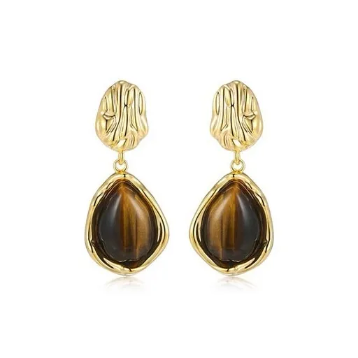 DAN DREAM S925 Silver Stud Earrings Women's-0