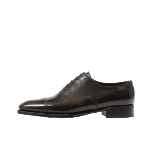 JOHN LOBB Philip Ll Dress Shoes Men's Dark Brown