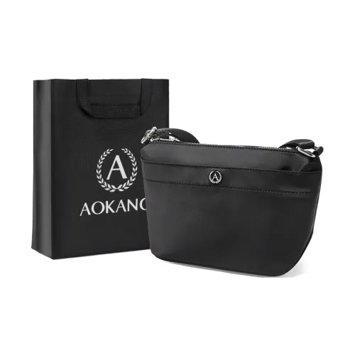 AOKANG Fabric Tote Bag, Crossbody Bag, Shoulder Bag, Small Square Bag Regular Women's Classic Black/Dark Pink/Khaki