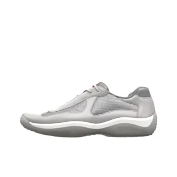 PRADA America's Cup Low Top Casual Shoes 3.5cm Unisex Gray