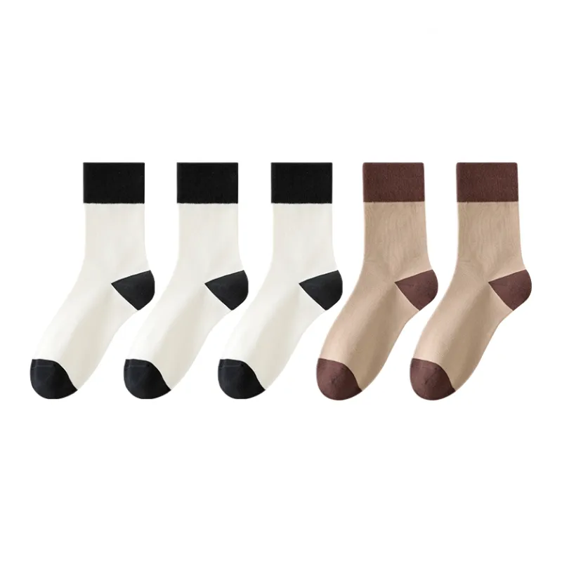 Cotton Gene Mid Calf Socks Women's 5 Pack-4