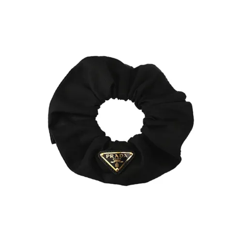 PRADA Nylon Hair Bands Women's Black