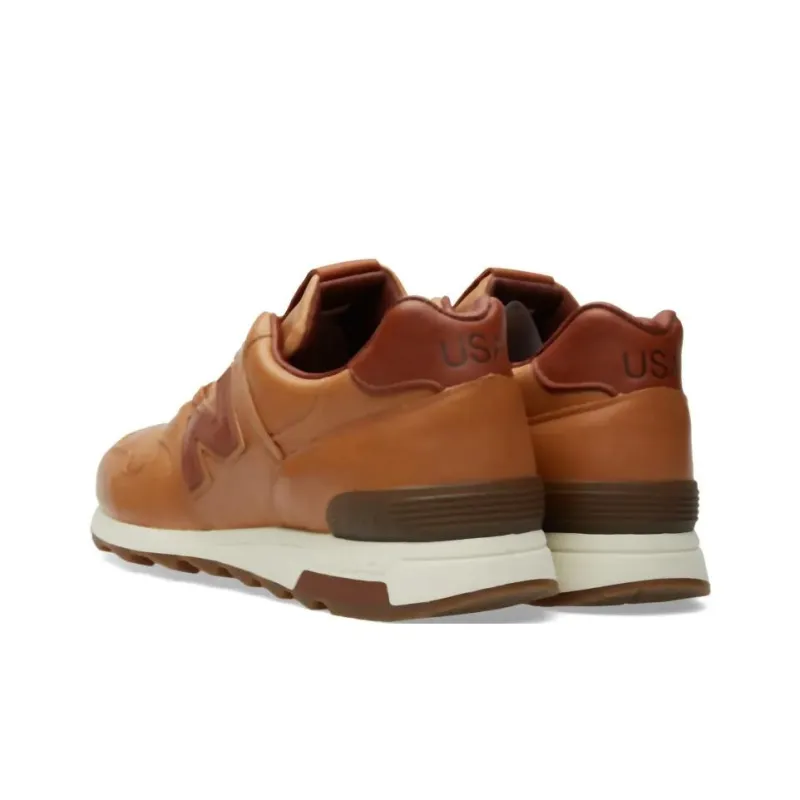 New Balance NB 1400 Cushioning Wear-Resistant Mid-Top Running Shoes Unisex Brown White-4