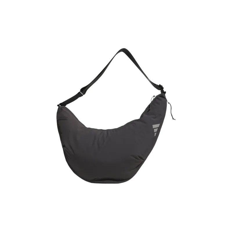 Adidas Recycled Polyamide Shoulder Bag, Crossbody Bag Regular Unisex Carbon Black-0
