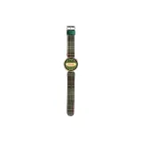 [Moss Green]Canvas Plaid Pin Buckle