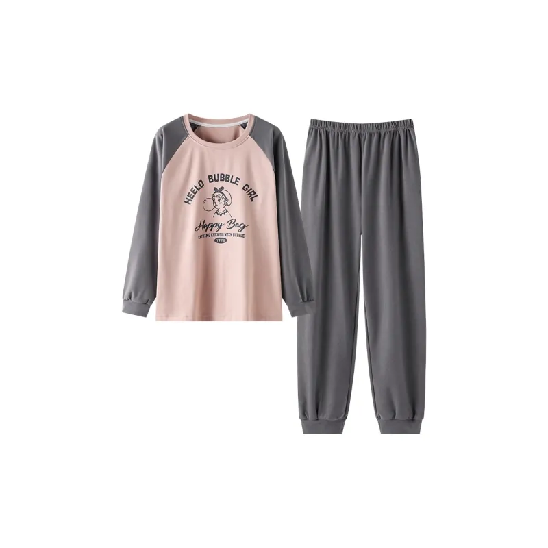 Card Pajama Set Women's Image Color-0