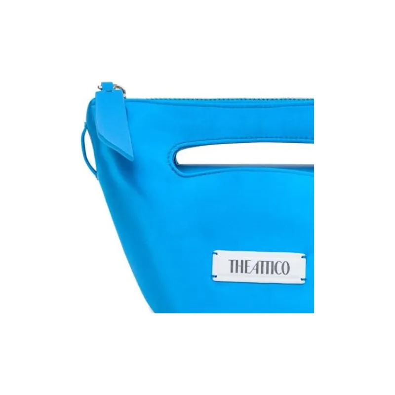 The Attico Via Dei Giardini 15 Logo Patch Tote Bag-4