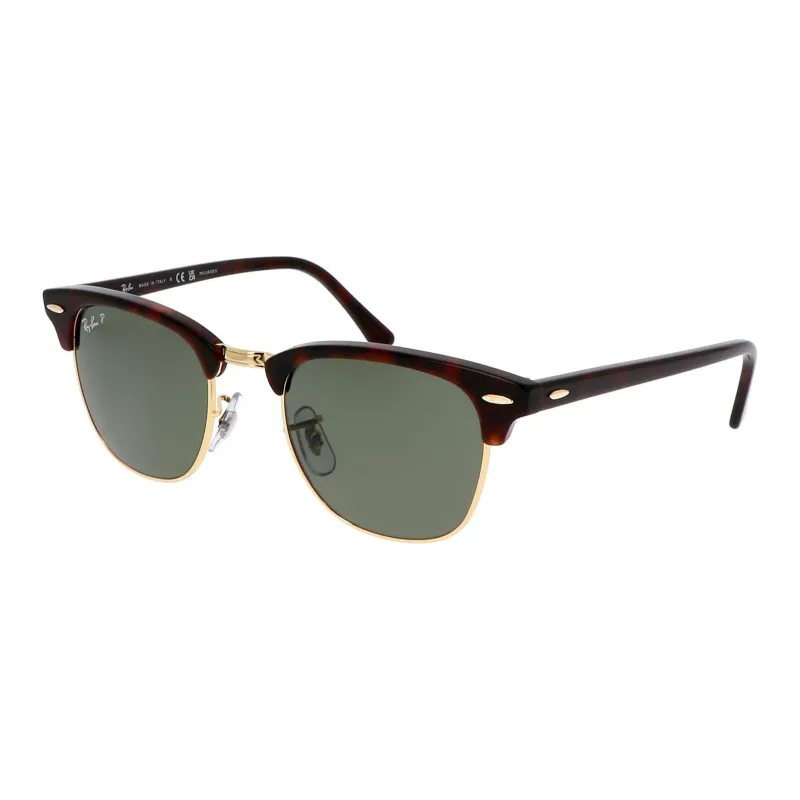 RayBan Metal Acetate Oval Sunglasses Unisex Brown-0