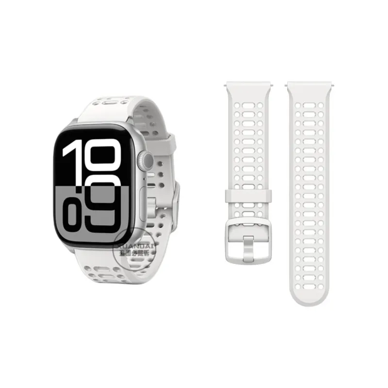 Mr. Strap Watch Band Apple Compatibility 42mm Silicone Material-6