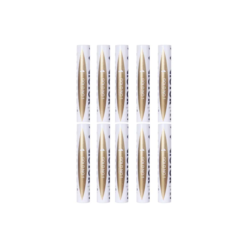 VICTOR Golden Yellow Collection Duck Feather Shuttlecock 12 Pack Water Duck Feather All Round Duck Feather Shuttlecocks-11