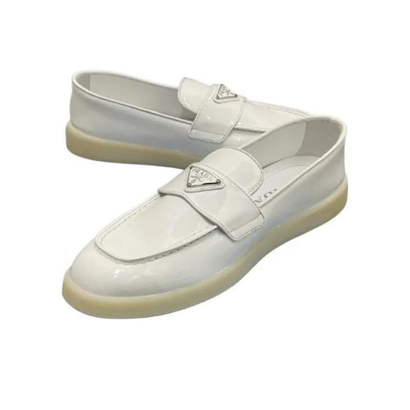 PRADA Loafers Women's White-3