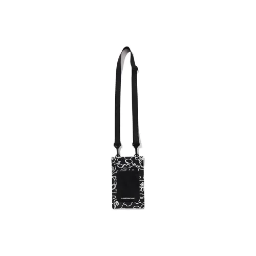 A BATHING APE Crystal Shoulder Bag Crossbody Bag Regular Men's Black