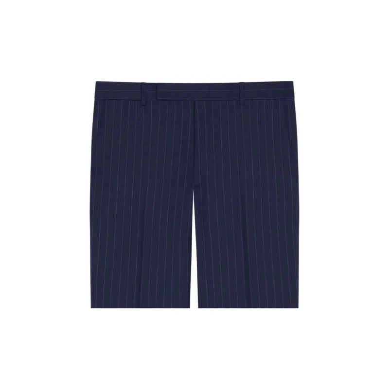 Givenchy Slim Fit Striped Tailored Pants-4