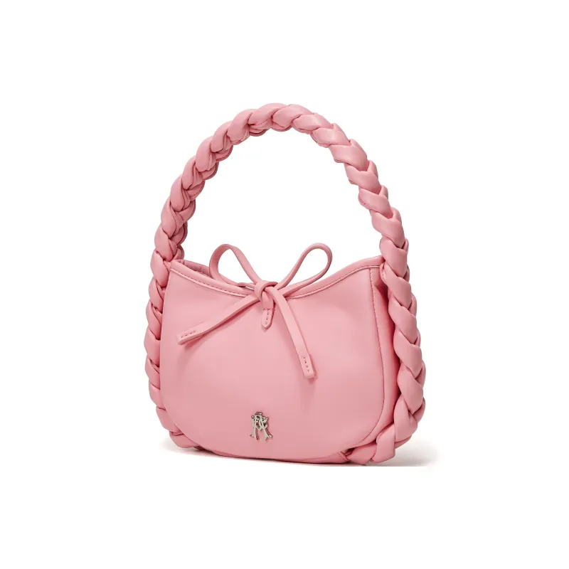 Fun And Cool Synthetic Leather Crescent Moon Handbag Medium Size Women's-5