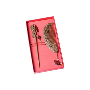 SHUZHUO Phoebe Zhennan Wooden Comb Hairpin Set Unisex