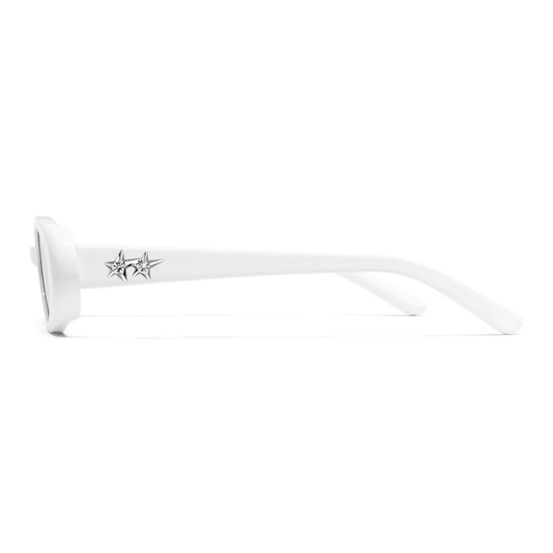 PARZIN Plate Frame Oval Sunglasses Unisex-10
