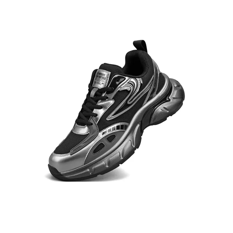 AOKANG Anti Slip Wear Resistant Low Top Chunky Sneakers Men's Shopping Bag-8