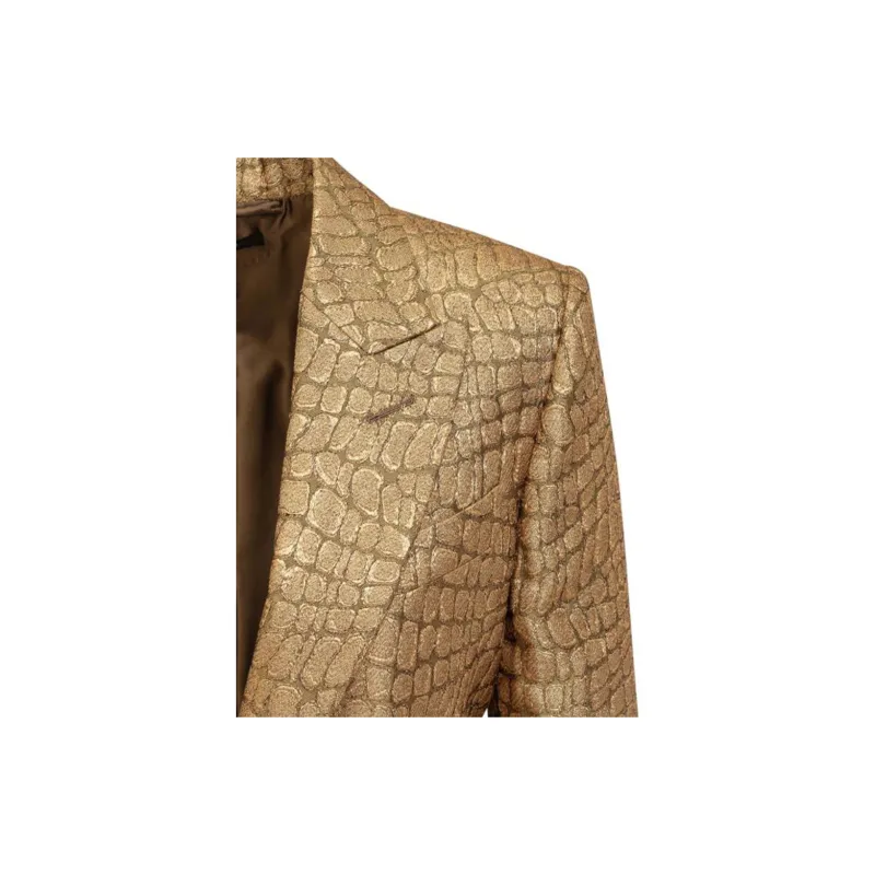 TOM FORD Jacquard Single Breasted Jacket-3