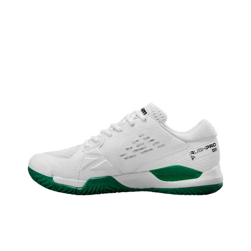 Wilson RUSH PRO ACE JR Wear Resistant Low Top Tennis Shoes Unisex White