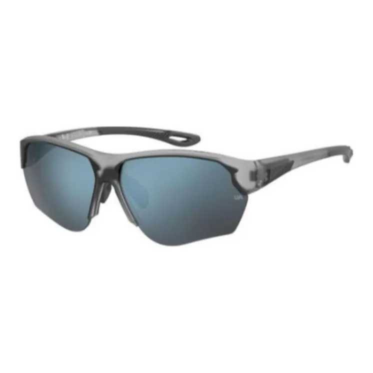 Under Armour Resin Irregular Shape Sunglasses Men's Gray-0