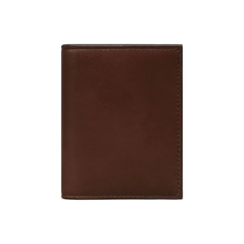 THOM BROWNE· Calfskin Card Holder Men's Chocolate-0