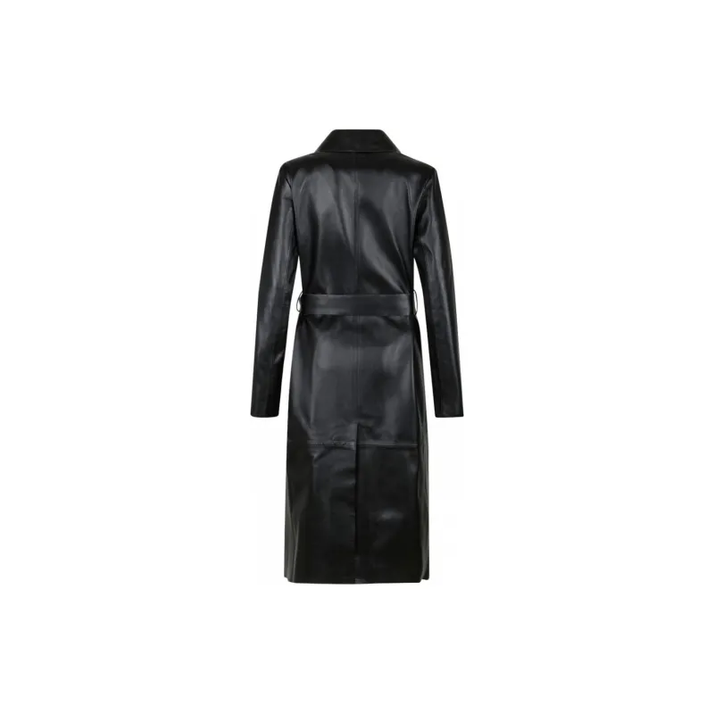 Calvin Klein Leather Coat-1