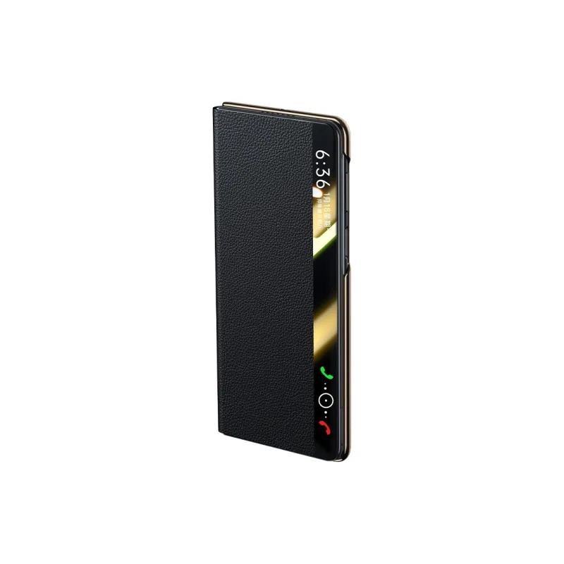 Spectatory Genuine Leather Material Phone Cases Compatible With Huawei Mate X6-0